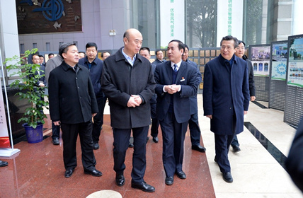 【陜鼓集團(tuán)】陜西省委副書記、省長、省政府黨組書記劉國中一行蒞臨陜鼓視察指導(dǎo)工作